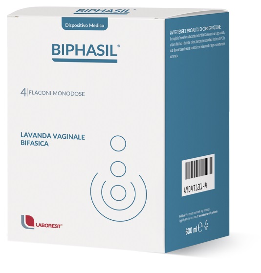 Biphasil Trattamento Vaginale 4 Flaconix150 Ml