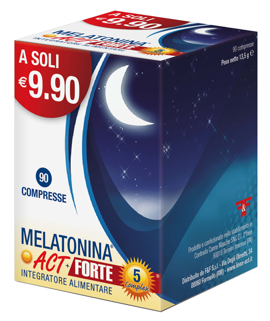Melatonina Act+Forte 5 Complex 90 Cps