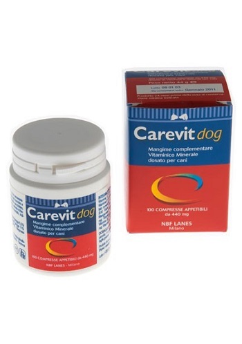 Carevit Dog Flacone 100 Cps Appetibili