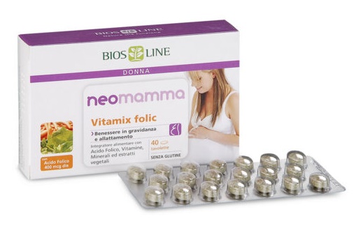 Bios Line Neomamma Vitamix Folic 40 Cpr New