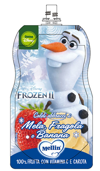 Pouch disney frozen mela fragola banana 110g