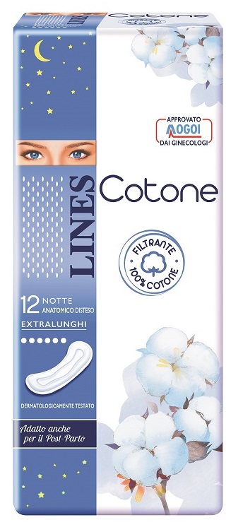 Lines cotone non ultra notte distesi 12pz