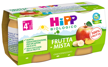 Hipp bio omog frut mista 2x80g