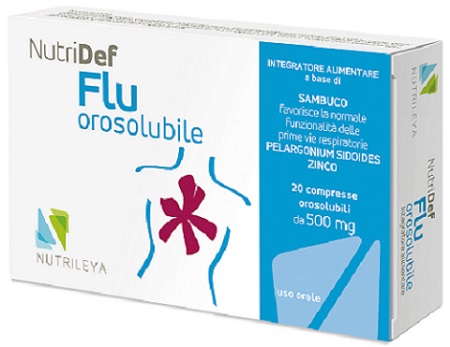 Nutridef flu orosolubile 20cpr