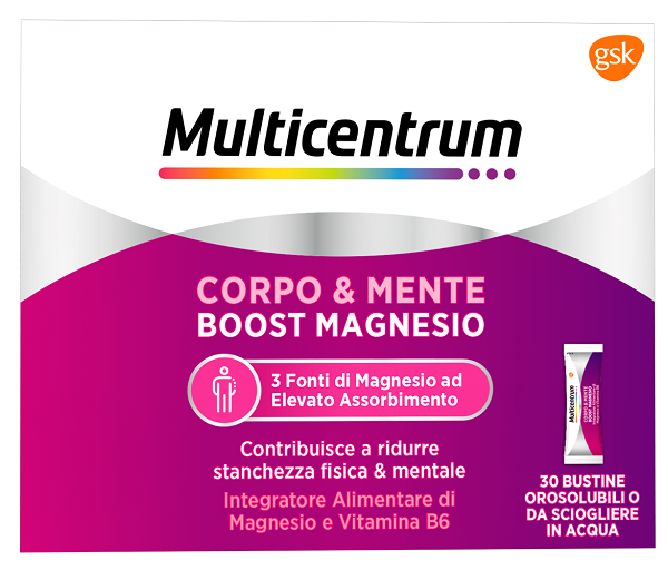 Multicentrum boost magnesio 30 bst