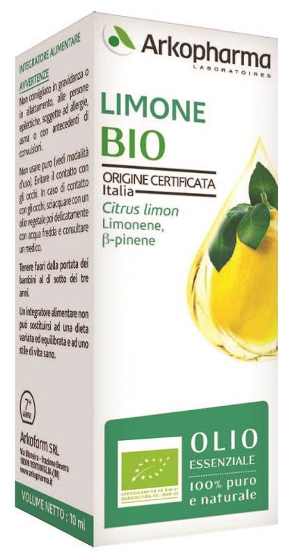 Arkoessentiel Olio Essenziale Limone Bio 10Ml