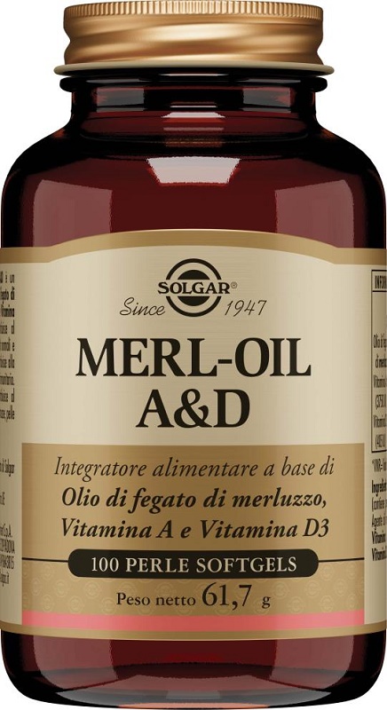 SOLGAR Merl Oil A&D 100Prl