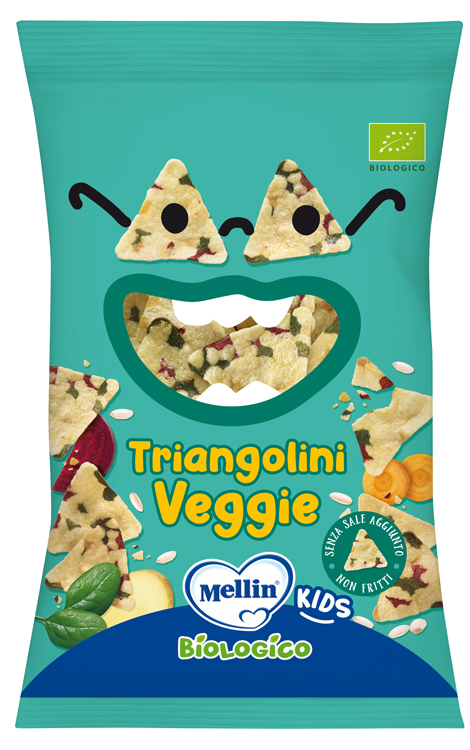 Mellin snack bio triangolini veggie 30g