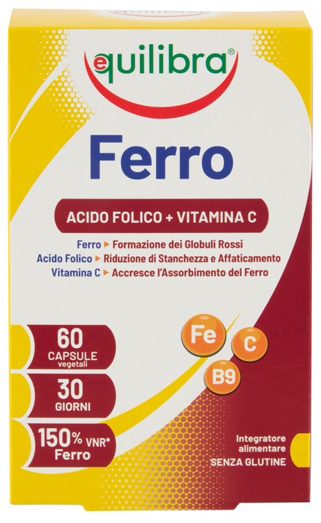 Ferro con acido folico + vitamina c 60cps
