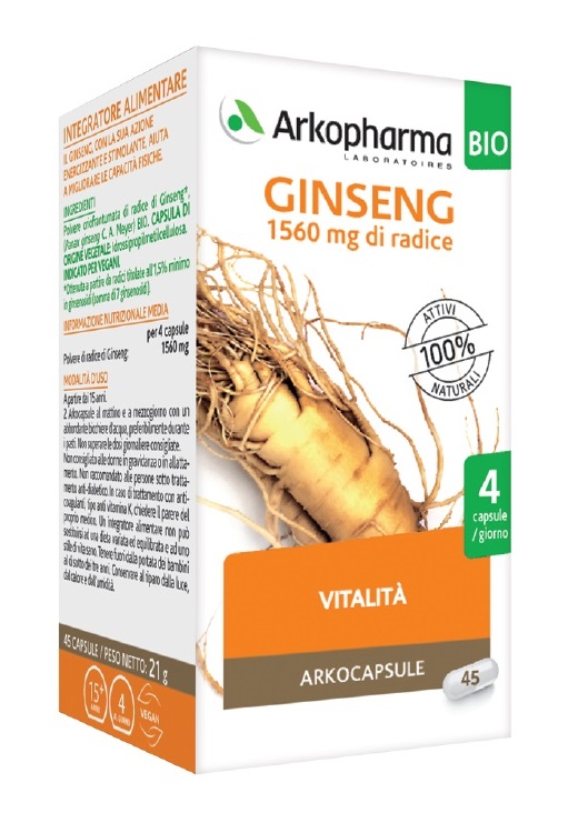 Arkofarma arkocpsginseng 45cps bio