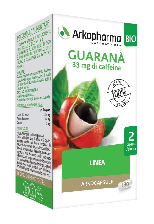 Arkofarma arkocpsguarana&#039; bio 130cps