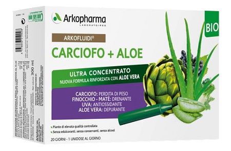 Arkofluidi Carciofo + Aloe Vera Bio 20Fl 200G