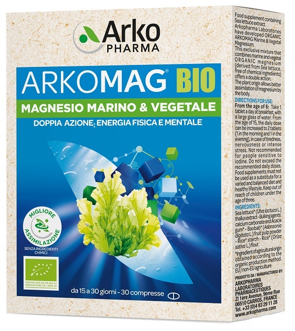 Arkomag Bio Magensio Marino Vegetale 30Cpr