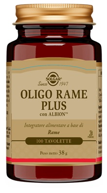 Solgar oligo rame plus 100cpr