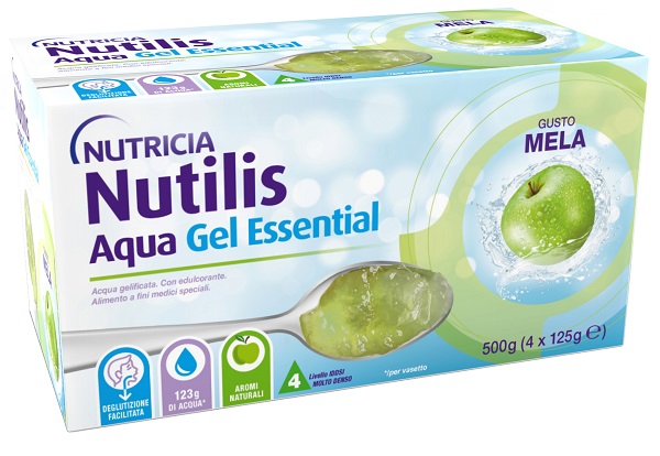Nutilis aquagel mela 4pz da 125g