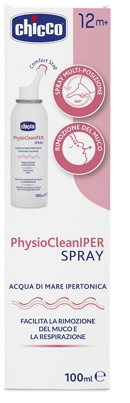 Chicco physioclean soluzione ipertonica spray 100m