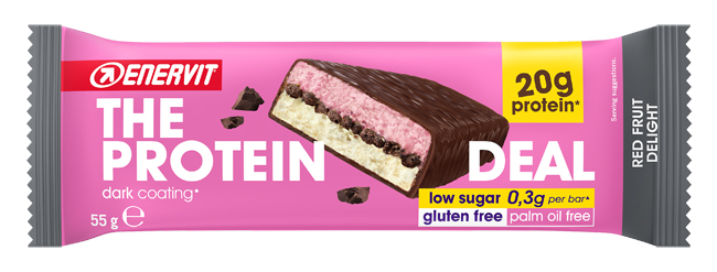 Enervit prot deal bar 55g red fruit