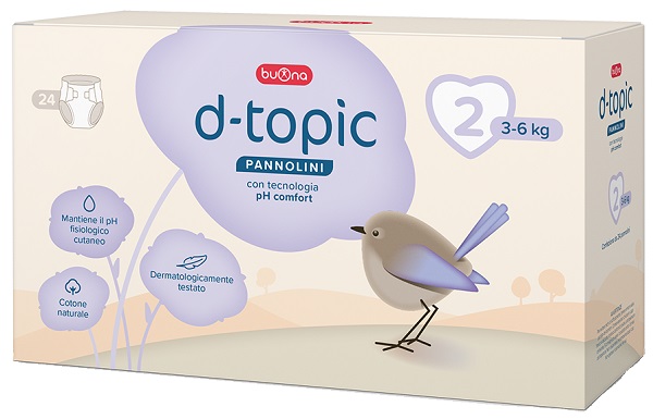 D-topic pannolini taglia 2 24pz