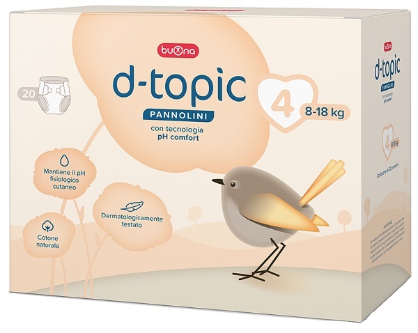 D-topic pannolini taglia 4 20pz