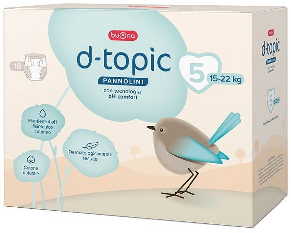 D-topic pannolini taglia 5 18pz