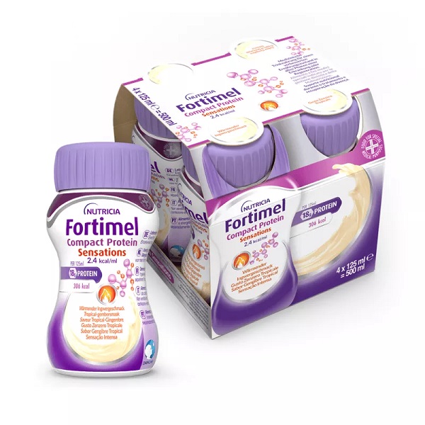 Fortimel compact protein hot tropical zenzero 4 x
