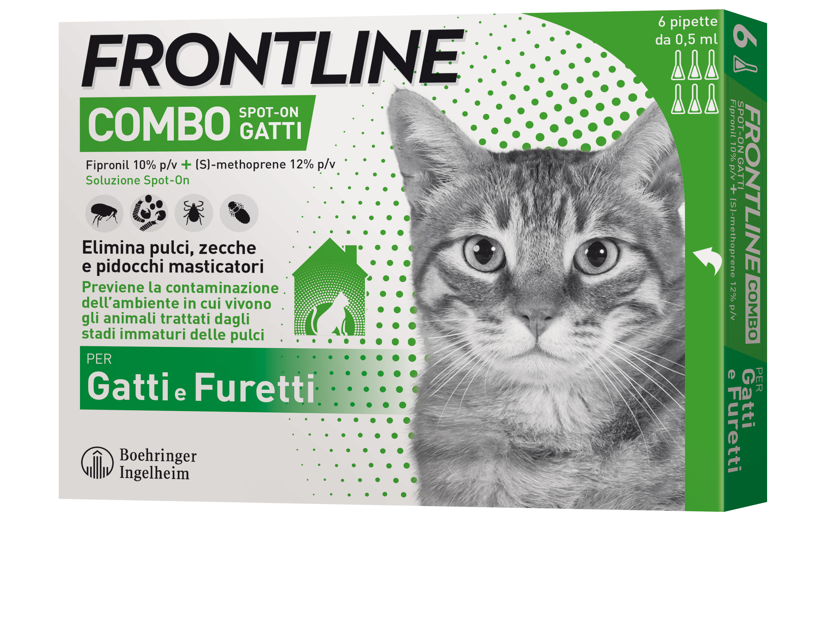 FRONTLINE Combo 6Pip Gatti/Fur