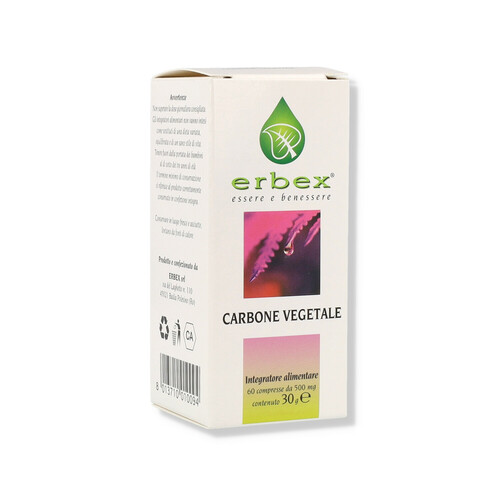 Erbex Carbone Vegetale 60 Cps