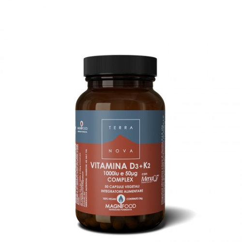 TERRANOVA Vitamina D3+K2 50Cps