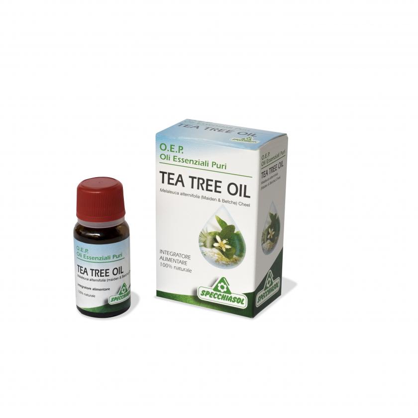Olio Essenziale Di Tea Tree NATHIA 10ml - Puro Al 100%, Antisettico Naturale E Lenitivo