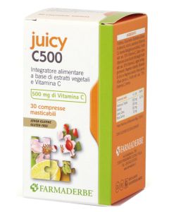 Farmaderbe Juicy C500 30Cpr Masticabili