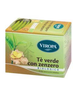 Viropa Te' Verde&Zenzero Bio 15 Filtri