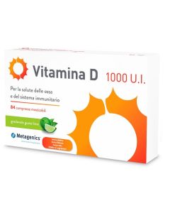 Metagenics Vitamina D 1000 Ui 84Cpr Masticabili