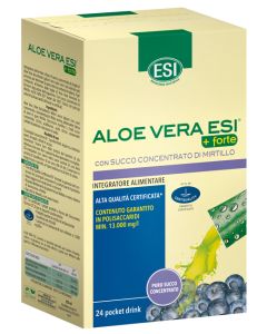 Esi Aloe Vera Succo + Forte Mirtillo 24 Pocket