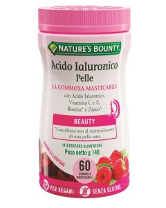 Nature's Bounty Acido Ialuronico Pelle 60 Gommose