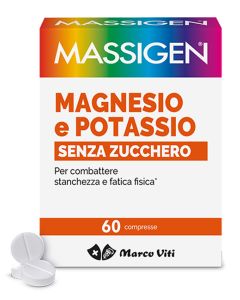 Massigen Magnesio Potassio Senza Zuccheri 60Cpr