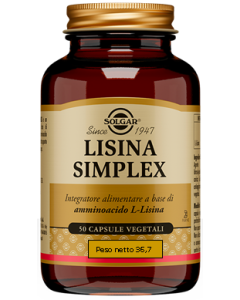 Solgar Lisina Simplex 50Cps Vegetali