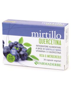 Farmaderbe Mirtillo Quercetina 30Cps Veg