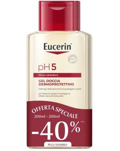 Eucerin Bipacco Ph5 Gel Doccia 200Ml + 200Ml