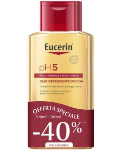 Eucerin Bipacco Ph5 Olio Detergente 200Ml + 200Ml