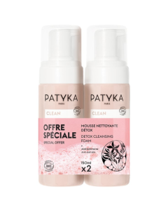 Patyka Duo Mousses Detox Clean 2 Fl Da 150Ml