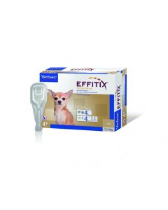 Effitix Spot-On  4 Pipette 0,44 Ml Cani 1,5-4Kg