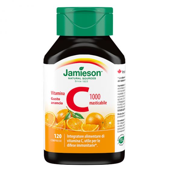 Jamieson Vitamina C gusto arancia
